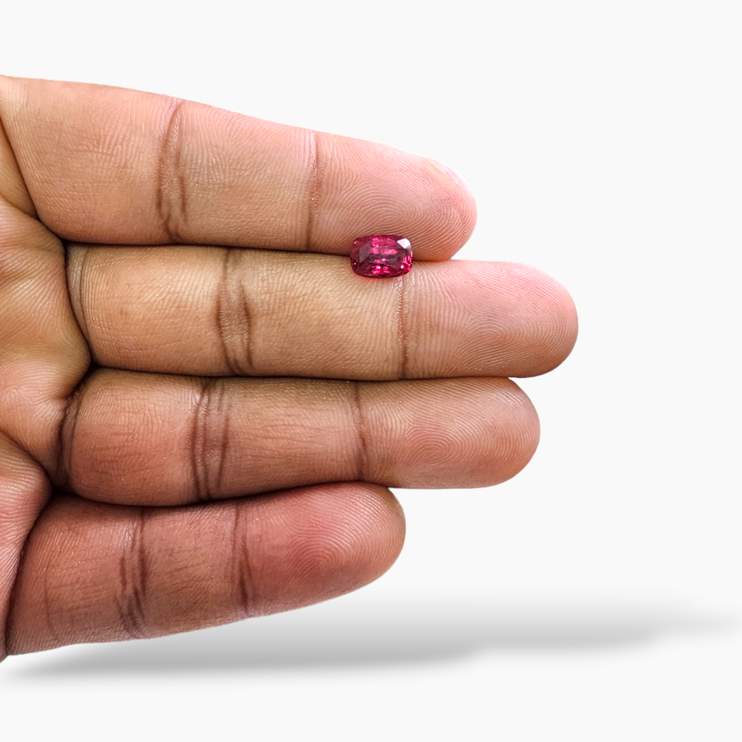 Natural Mozambique Ruby Manik Stone 2.03 Carats Cushion Shape 