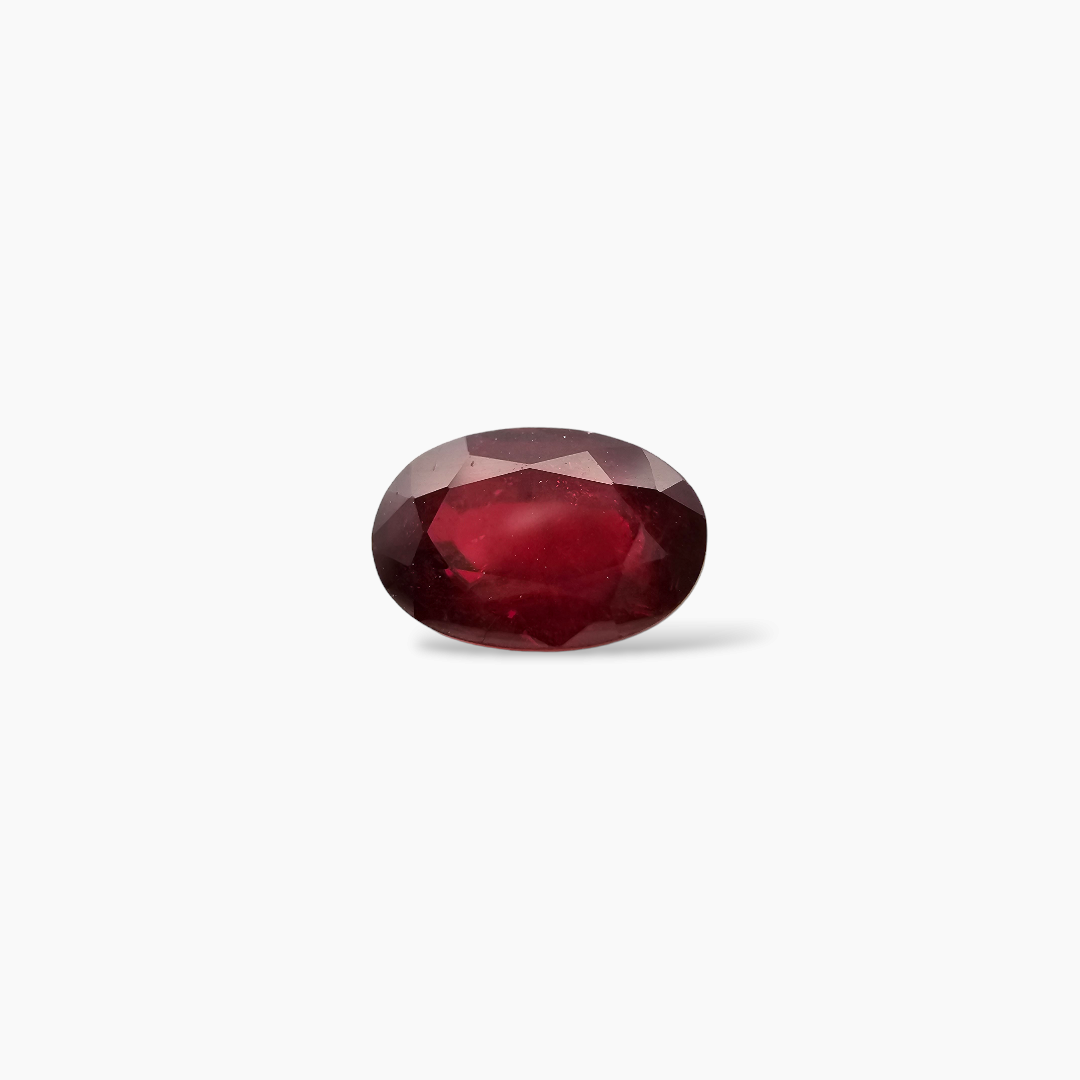 Natural Mozambique Ruby Manik Stone 1.96 Carats Oval Shape
