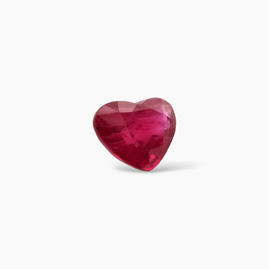 shop Natural Burmese Ruby Manik Stone 1.21 Carats Heart Shape