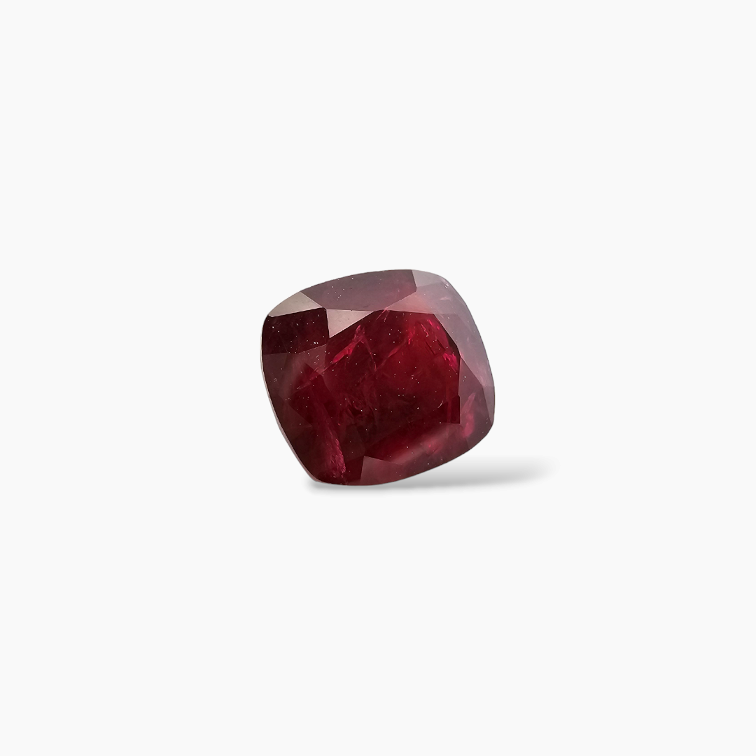 Natural Mozambique Ruby Manik Stone 1.96 Carats Cushion Shape 7.23 x 6.32 x 4.81 mm