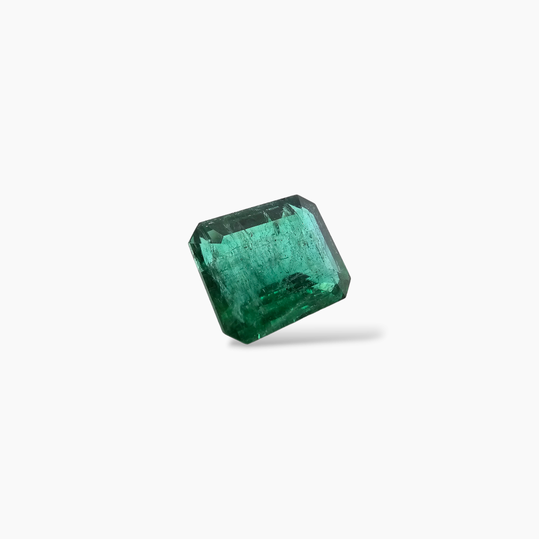 loose Natural Zambian Emerald Stone 5.50 Carats Emeraldcut Shape