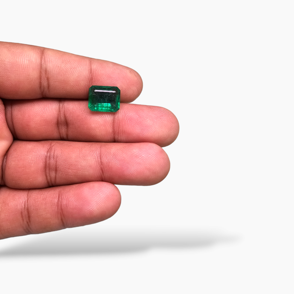 online Natural Zambian Emerald Stone 5.50 Carats Emeraldcut Shape