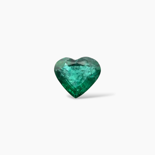 buy Natural Zambian Emerald Stone 7.56 Carats Heart Shape