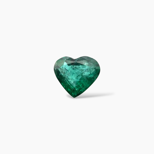 shop Natural Zambian Emerald Stone 7.56 Carats Heart Shape