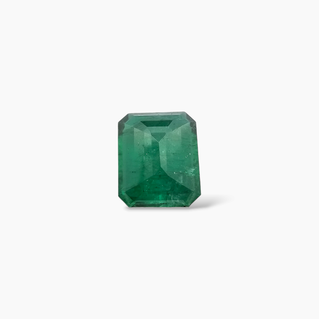 loose Natural Zambian Emerald Stone 4.89 Carats Emerald Cut