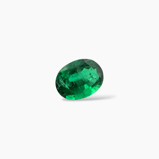 shop Natural Zambian Emerald Stone 1.66 Carats Oval Cut 9.2 x 7 mm