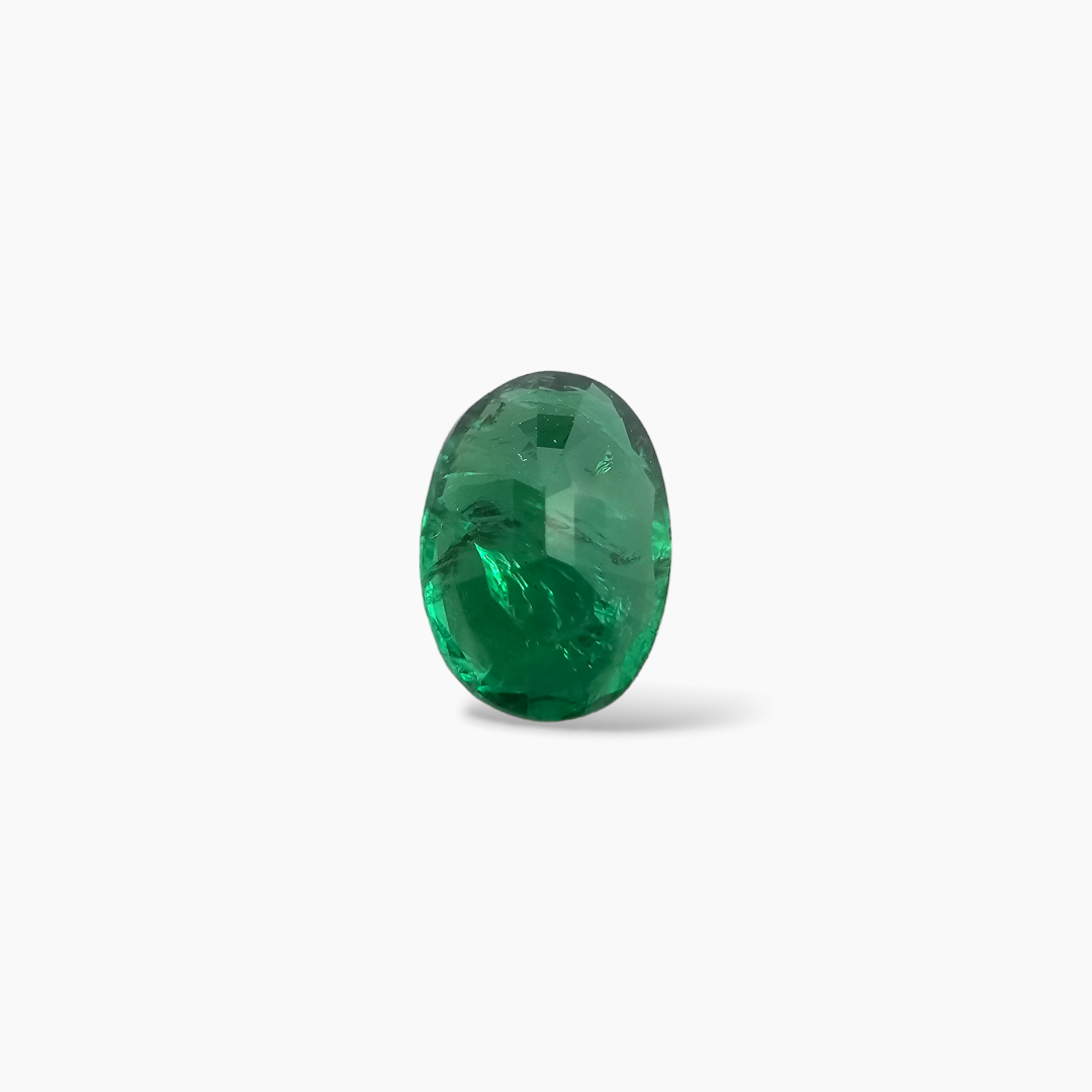 online Natural Zambian Emerald Stone 1.66 Carats Oval Cut 9.2 x 7 mm 