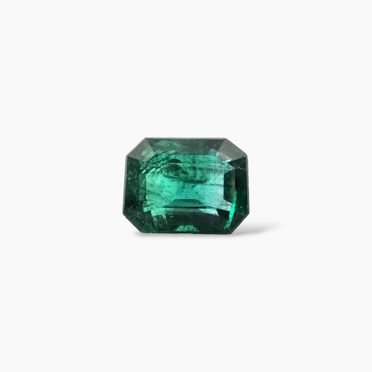 shop Natural Zambian Emerald Stone 3.74 Carats Emerald Cut 10 x 7.6 mm