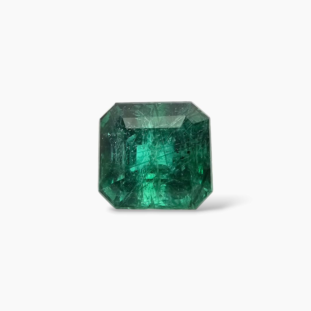 buy Natural Russian Emerald Stone 4.22 Carats Emerald Cut 9.24 x 8.71 x 7.44 mm