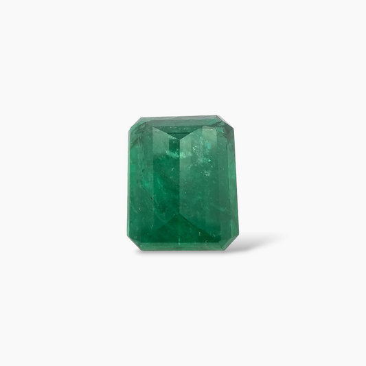shop Natural Zambian Emerald Stone 9.51 Carats Emerald Cut 14.17 x 11.61 x 7.13 mm