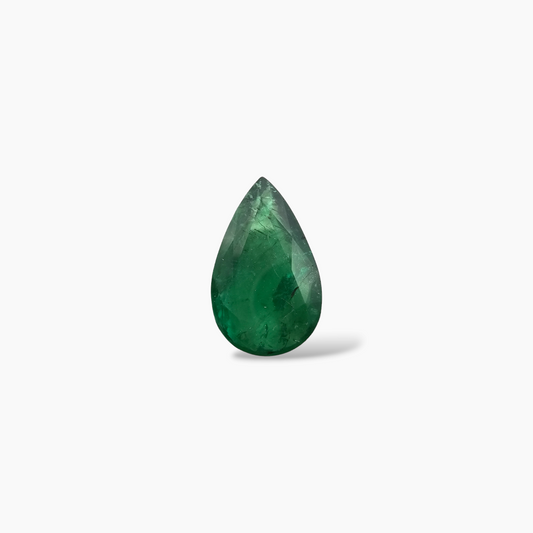 buy Natural Zambian Emerald Stone 8.13 Carats Pear Cut 17.51 x 10.73 x 6.81 mm