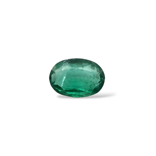 buy Natural Zambian Emerald Stone 5.52 Carats Oval Cut 13.7 x 9.4  mm 