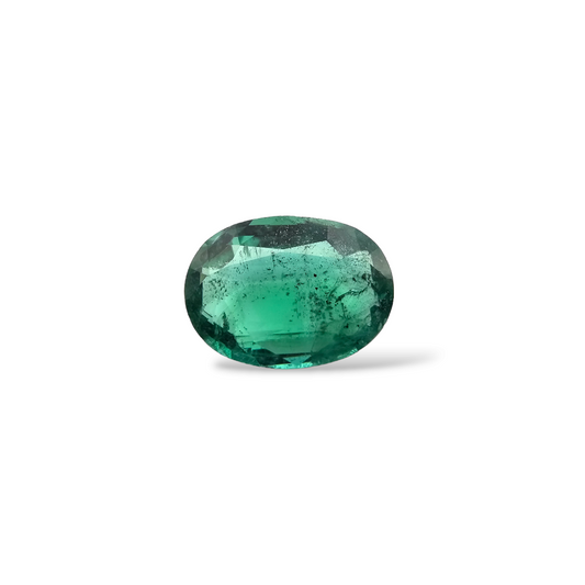 buy Natural Zambian Emerald Stone 5.14 Carats Oval Cut 14 x 10  mm 