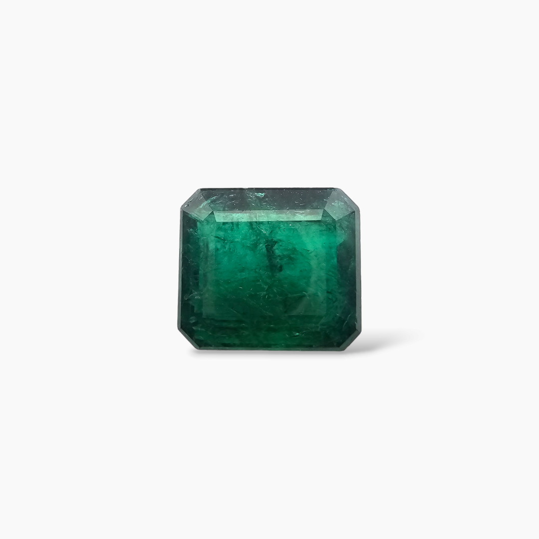 buy Natural Zambian Emerald Stone 6.45 Carats Emerald Cut 11.6 x 10.3 mm