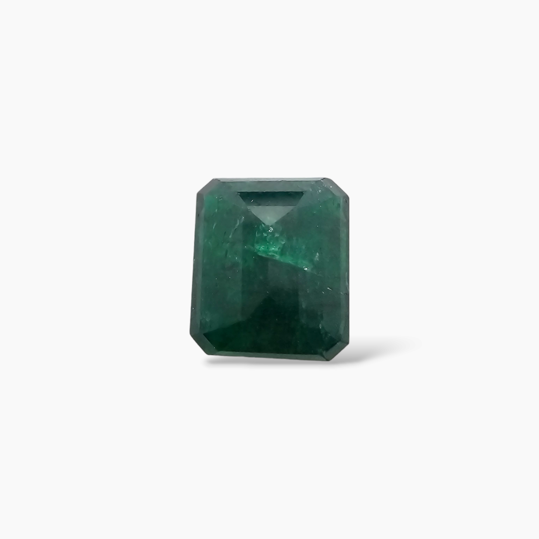 shop Natural Zambian Emerald Stone 6.45 Carats Emerald Cut 11.6 x 10.3 mm
