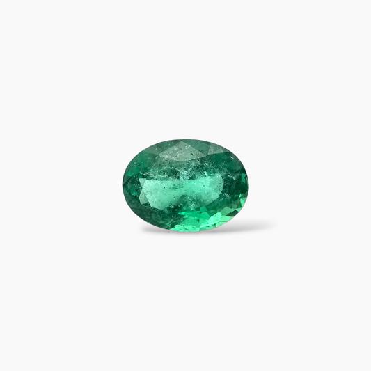 buy Natural Zambian Emerald Stone 1.86 Carats Oval Cut 9.4 x 6.9 mm