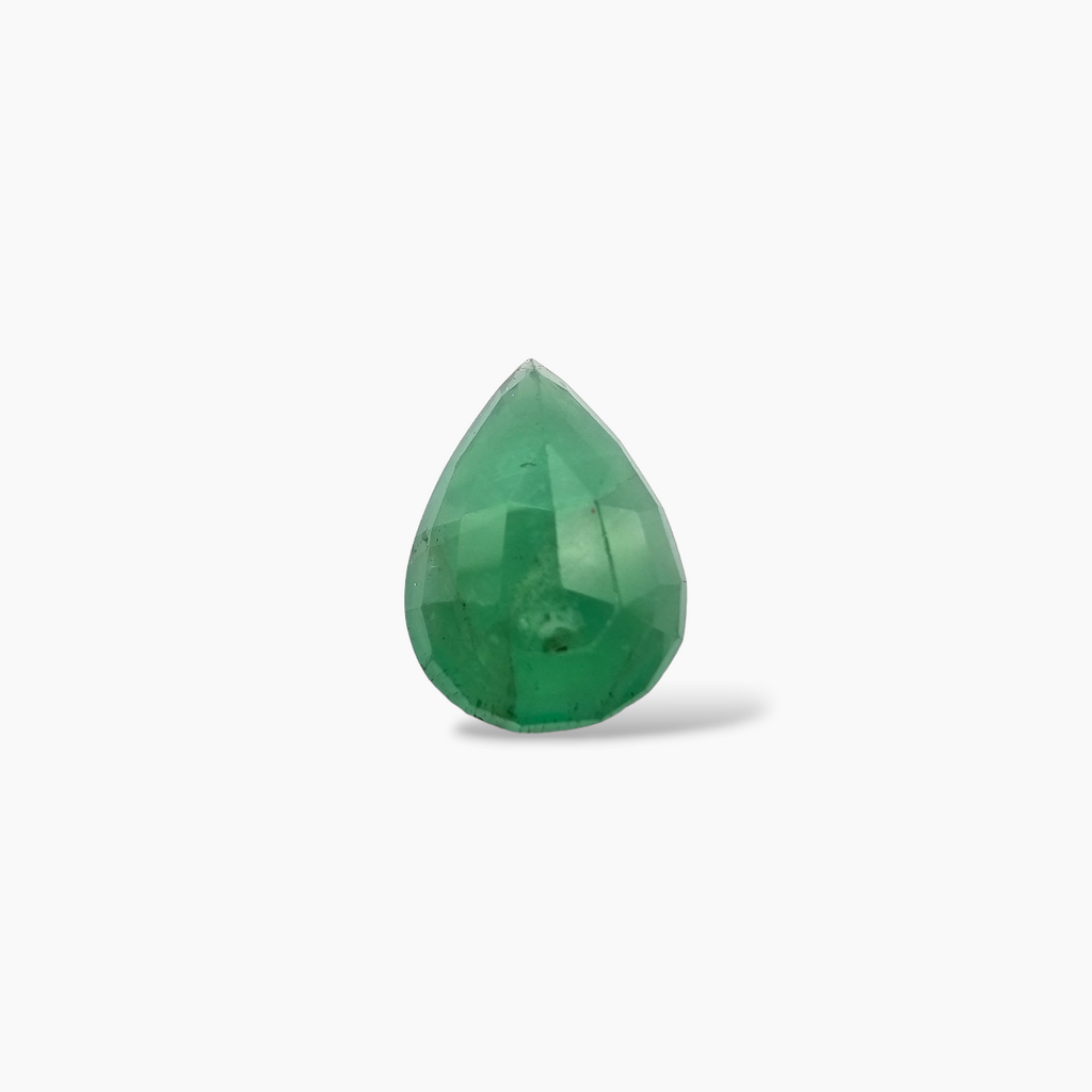 loose Natural Zambian Emerald Stone 10.65 Carats Pear Shape 17.6 x 13 mm