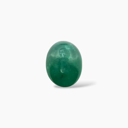 buy Natural Zambian Emerald Stone 9.2 Carats Oval Cabochon 15x12 mm