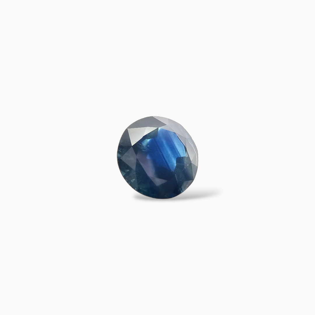 shop Natural Blue Sapphire Stone 2.51 Carats Round Shape 8.2 mm