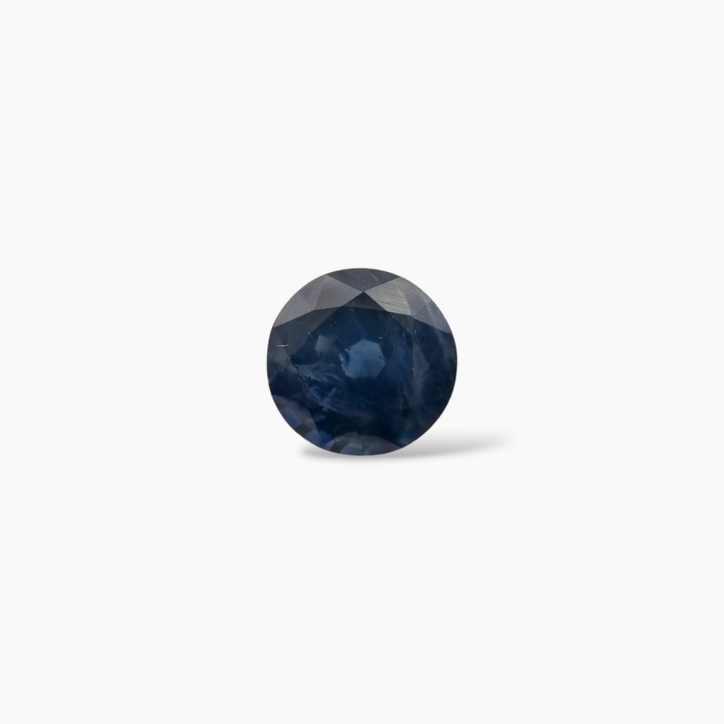 buy Natural Blue Sapphire Stone 1.92 Carats Round Shape 7mm