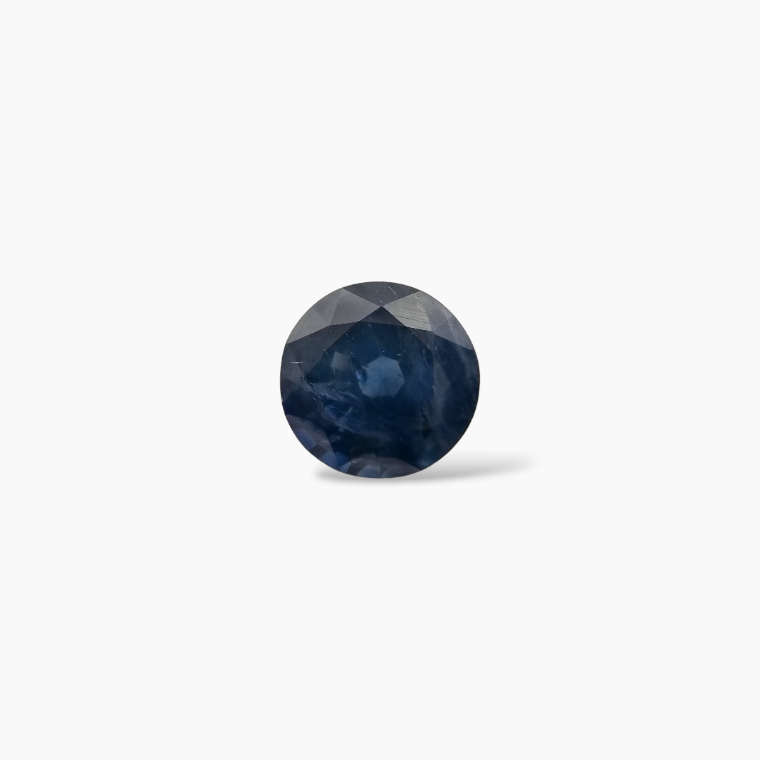 buy Natural Blue Sapphire Stone 1.92 Carats Round Shape 7mm