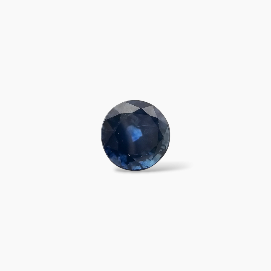 buy Natural Blue Sapphire Stone 1.03 Carats Round Shape 5.3 mm 