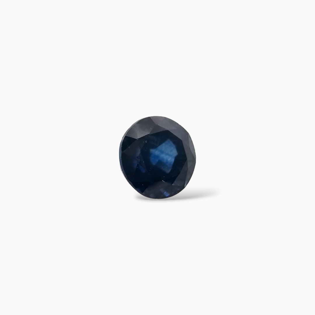 shop Natural Blue Sapphire Stone 1.03 Carats Round Shape 5.3 mm