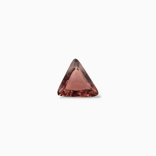 shop Natural Pinkish Brown Sapphire Stone 1.07 Carats Trilliant Cut 6.5mm