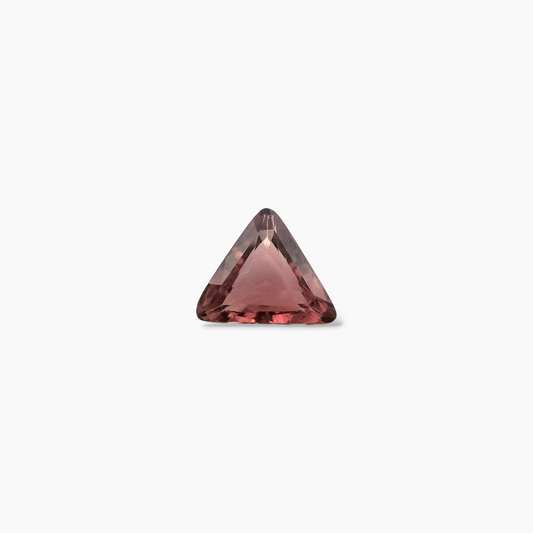 buy Natural Pinkish Brown Sapphire Stone 1.07 Carats Trilliant Cut 6.5mm