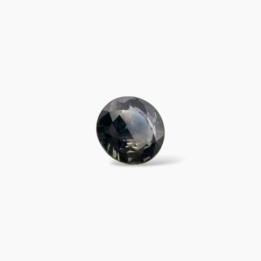 shop Natural Green Sapphire Stone 1.02 Carats Round Green 6mm