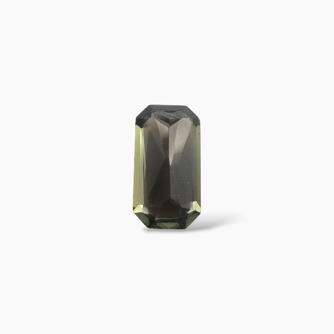 online Natural Green Sapphire Stone 1.45 Carats Emerald Cut 8.8x4.8 mm 