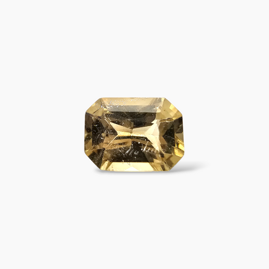 buy Natural Yellow Sapphire Stone 1.02 Carats Emerald Cut 7x5 mm