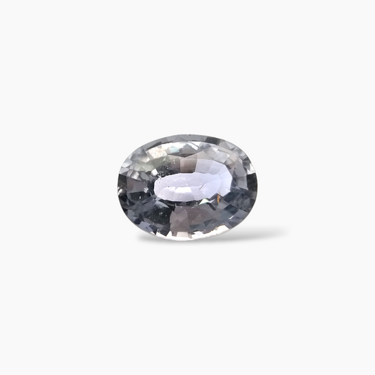 buy Natural Grey Sapphire Stone 1.56 Carats Oval Cut 8.5 x 6 mm 