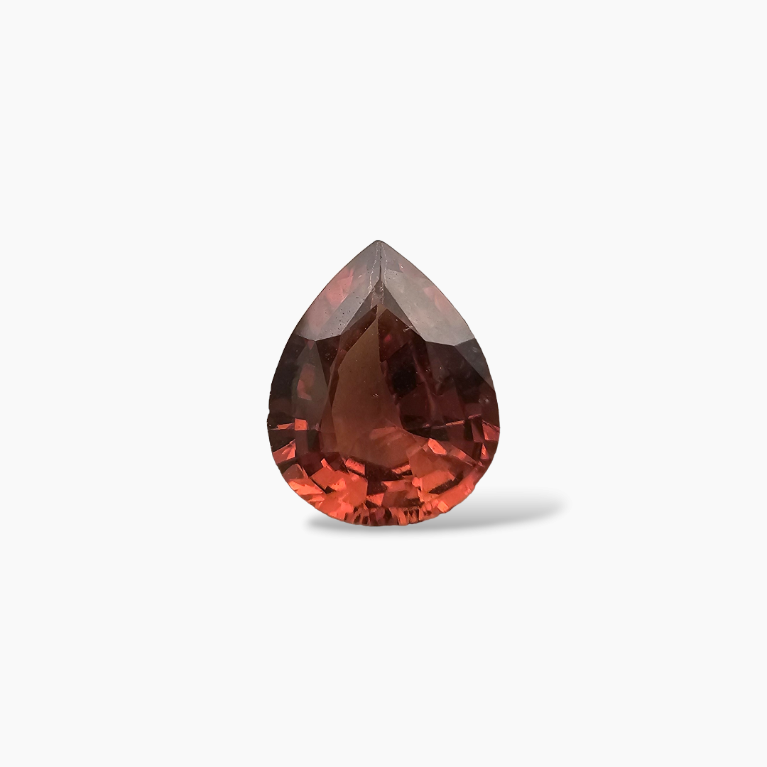 buy Natural Orange Sapphire Stone 1.45 Carats Pear Orange 8.2 x 6.8 mm