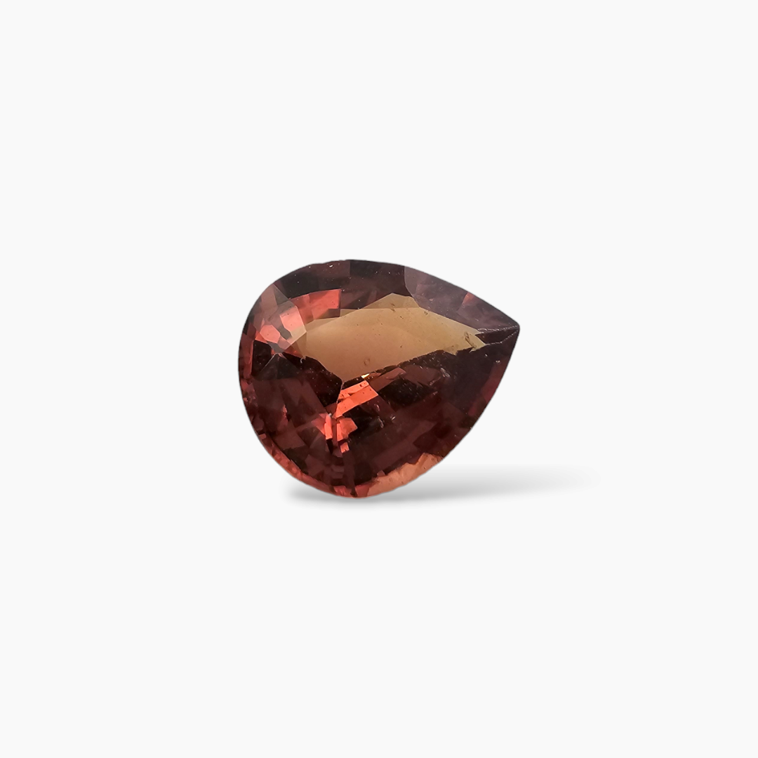 shop Natural Orange Sapphire Stone 1.45 Carats Pear Orange 8.2 x 6.8 mm