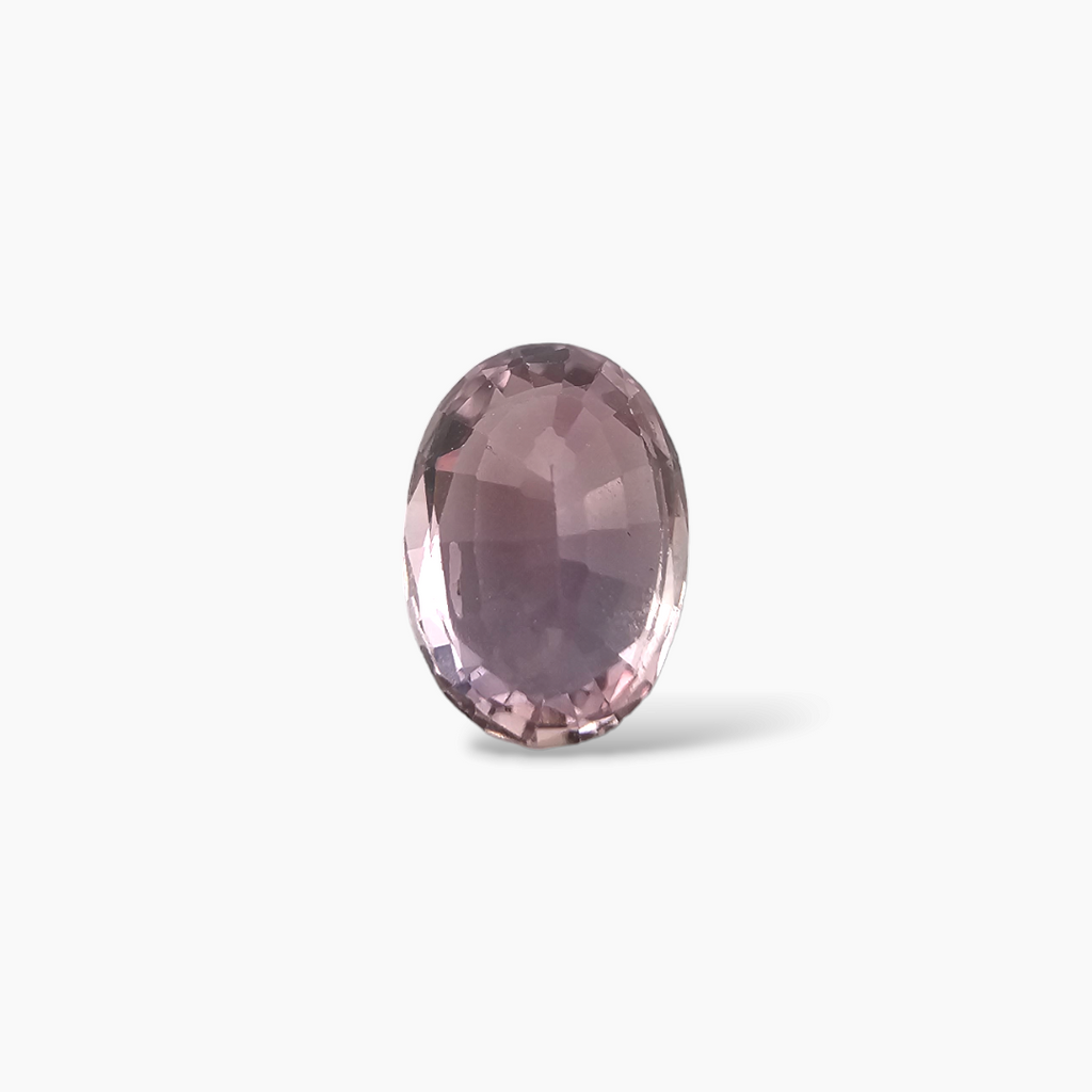 loose Natural Pink Sapphire Stone 1.34 Carats Oval 7.8 x 5.8 mm