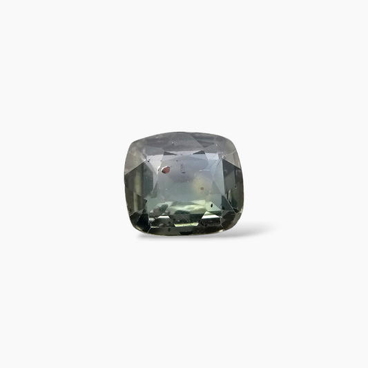 buy Natural Green Sapphire Stone 1.27 Carats Cushion 7 x 6.5 mm