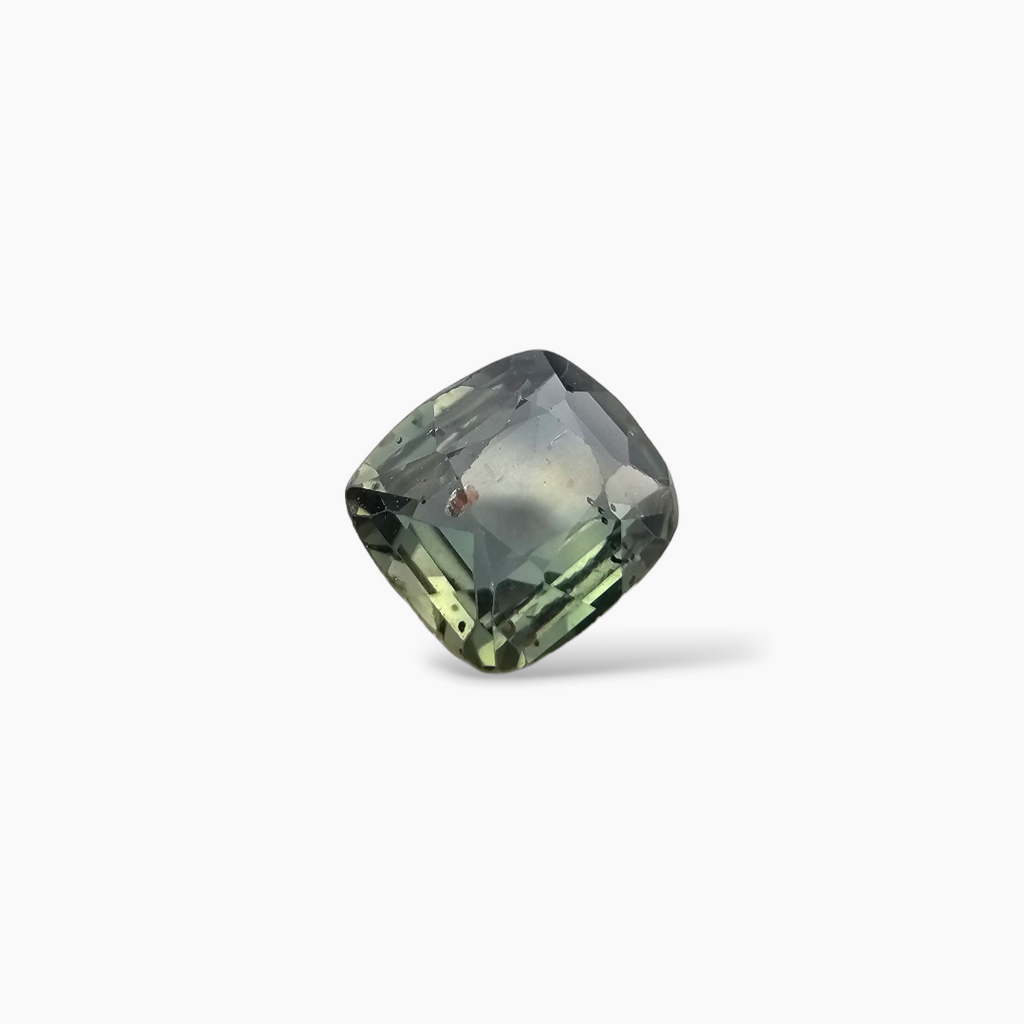 shop Natural Green Sapphire Stone 1.27 Carats Cushion 7 x 6.5 mm