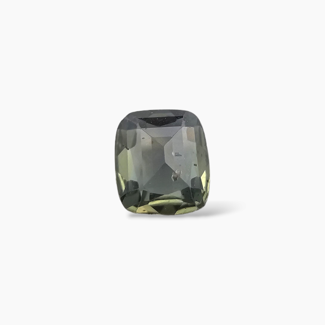 online Natural Green Sapphire Stone 1.27 Carats Cushion 7 x 6.5 mm