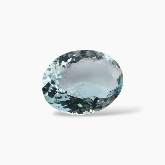 shop Natural Aquamarine Stone 27.81 Carats Oval Shape 20.5 x 16.7 mm