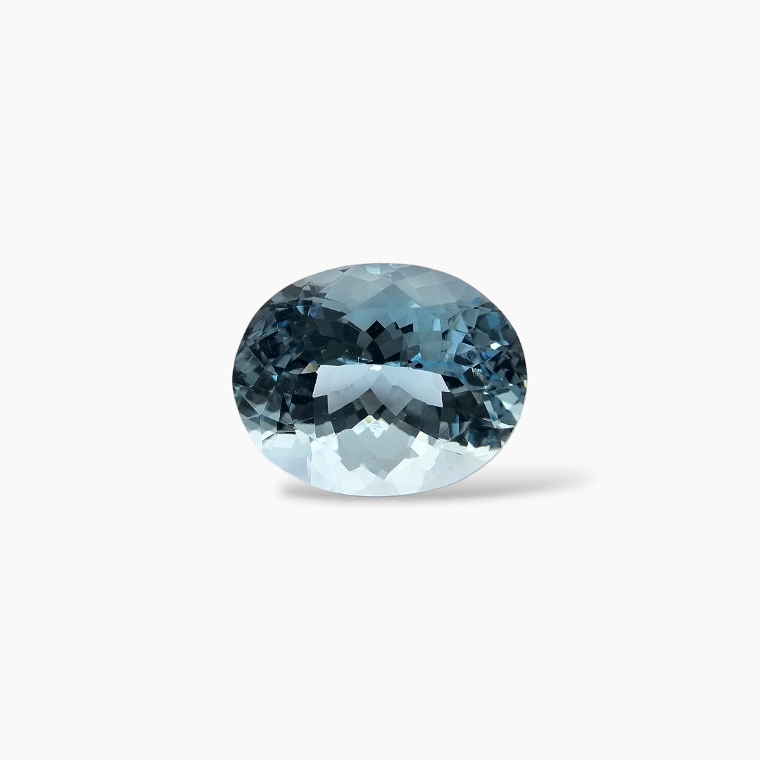 buy Natural Aquamarine Stone 10.50 Carats Oval Shape 13.5 x 10 mm