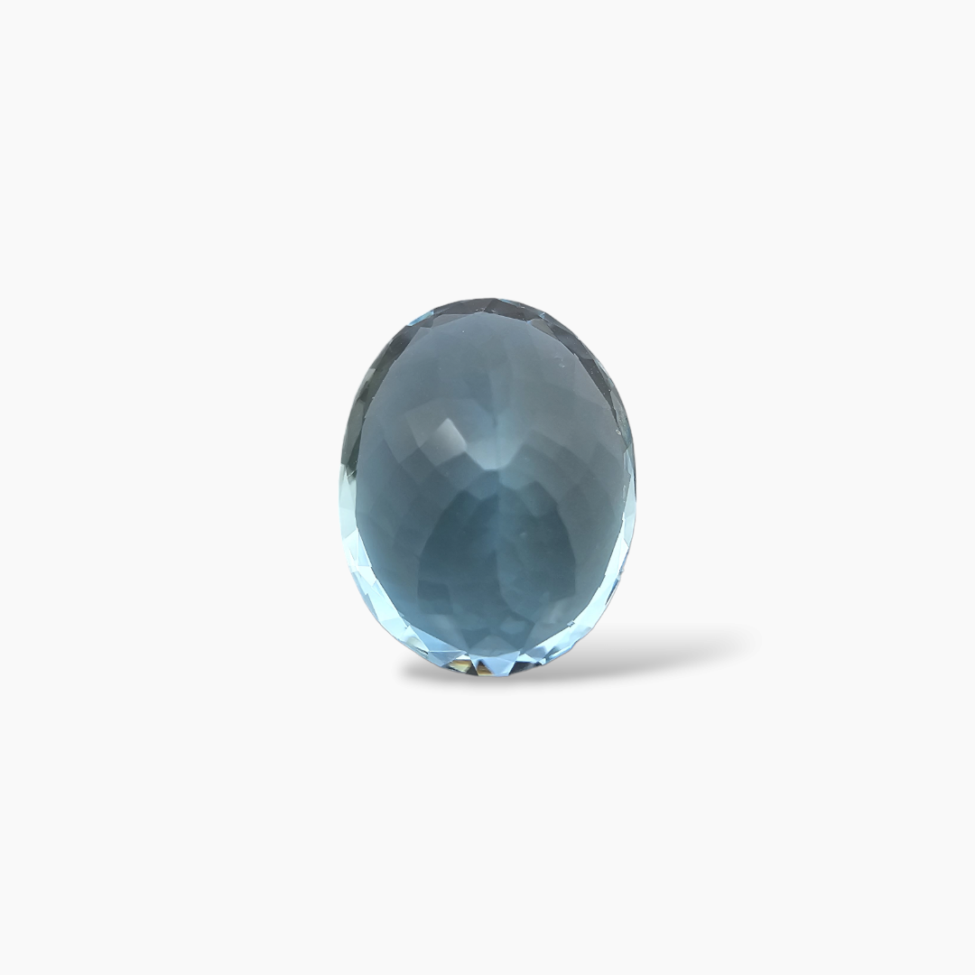 online Natural Aquamarine Stone 10.50 Carats Oval Shape 13.5 x 10 mm