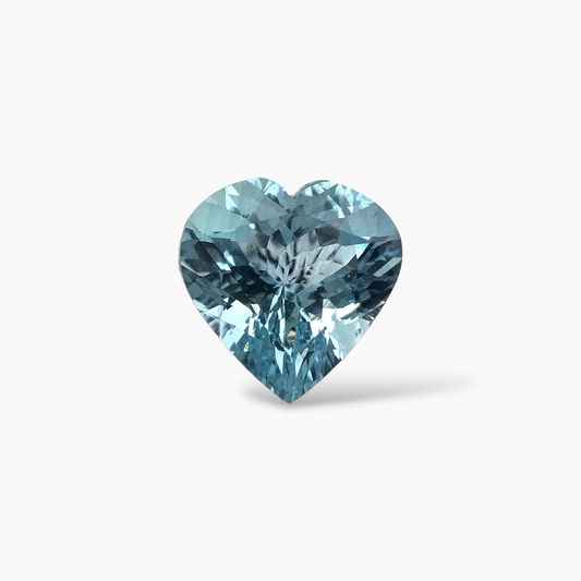 buy Natural Aquamarine Stone 4.67 Carats Heart Shape 11.7 x 11.8 mm