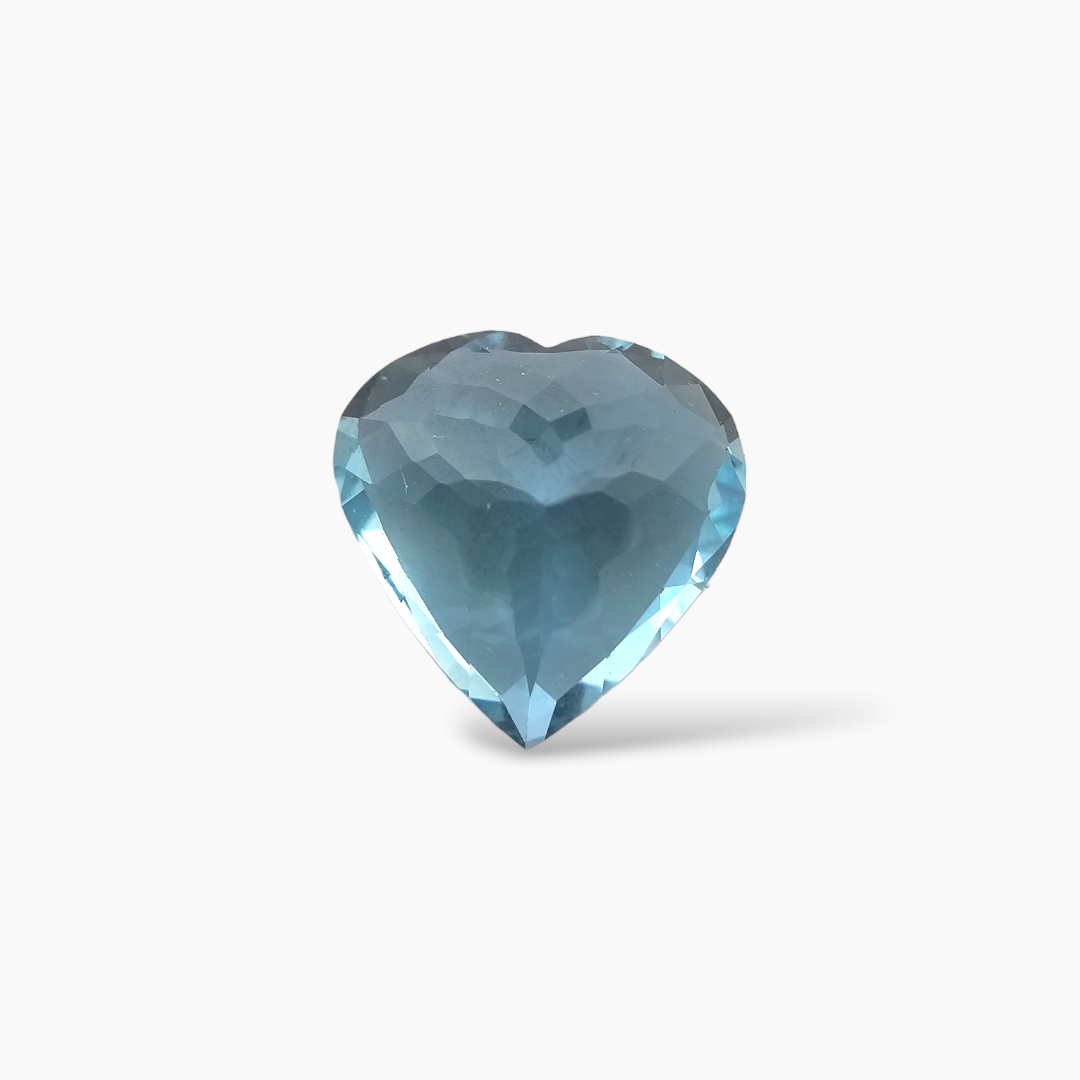 online Natural Aquamarine Stone 4.67 Carats Heart Shape 11.7 x 11.8 mm