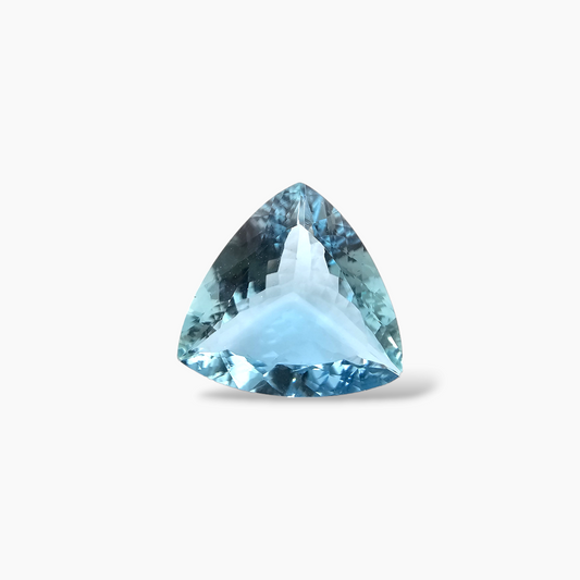 buy Natural Aquamarine Stone 5.12 Carats Trilliant Shape 13.3 x 13 mm