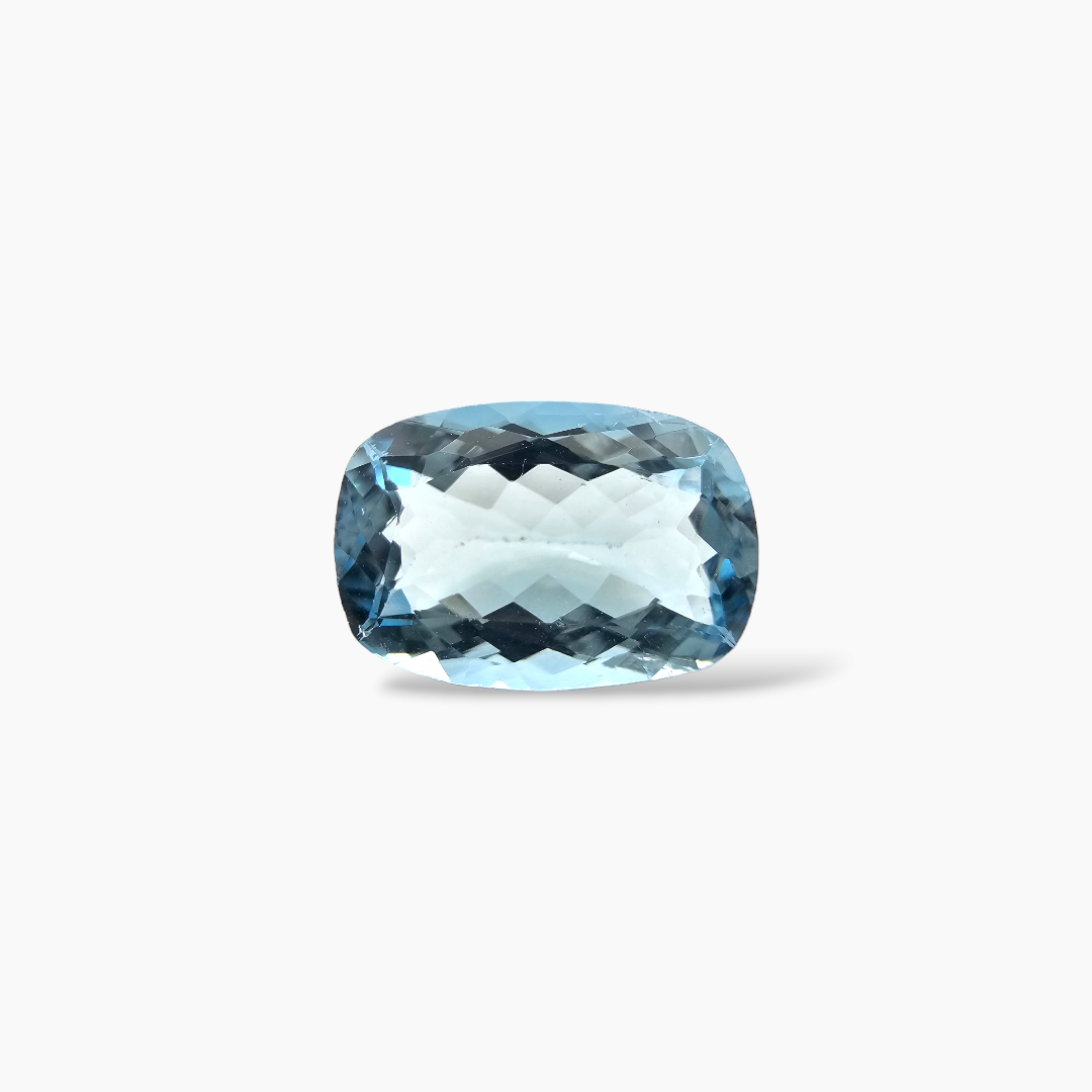 buy Natural Aquamarine Stone 2.25 Carats Cushion Shape 11.6 x 7.3 mm