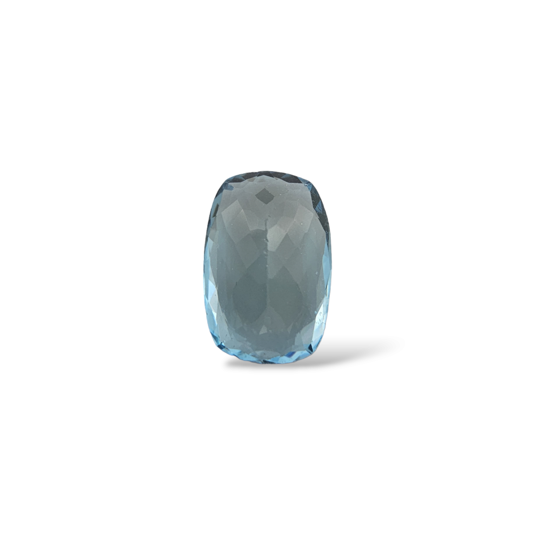 online Natural Aquamarine Stone 2.25 Carats Cushion Shape 11.6 x 7.3 mm