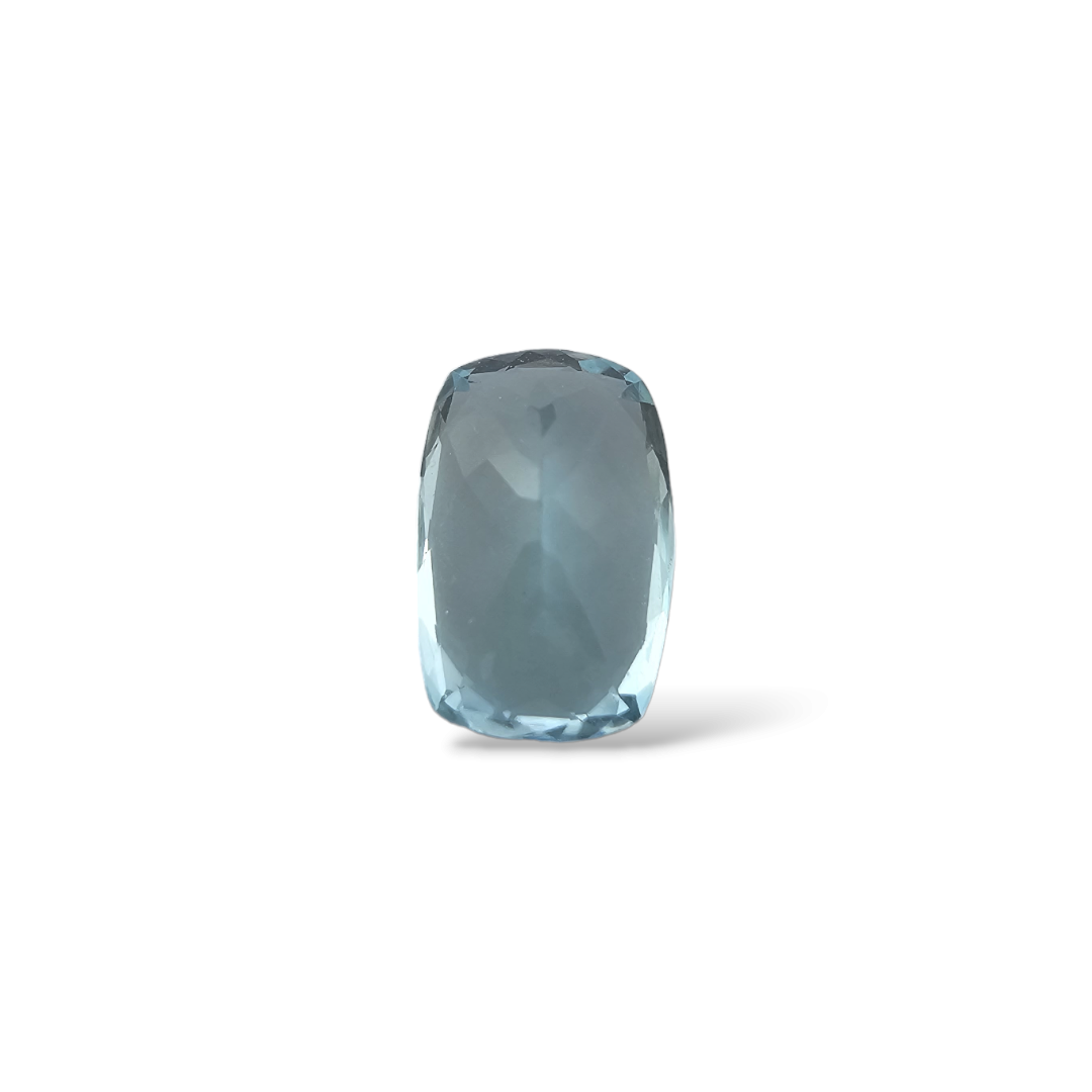 online Natural Aquamarine Stone 2.16 Carats Cushion Shape 10 x 6.7 mm