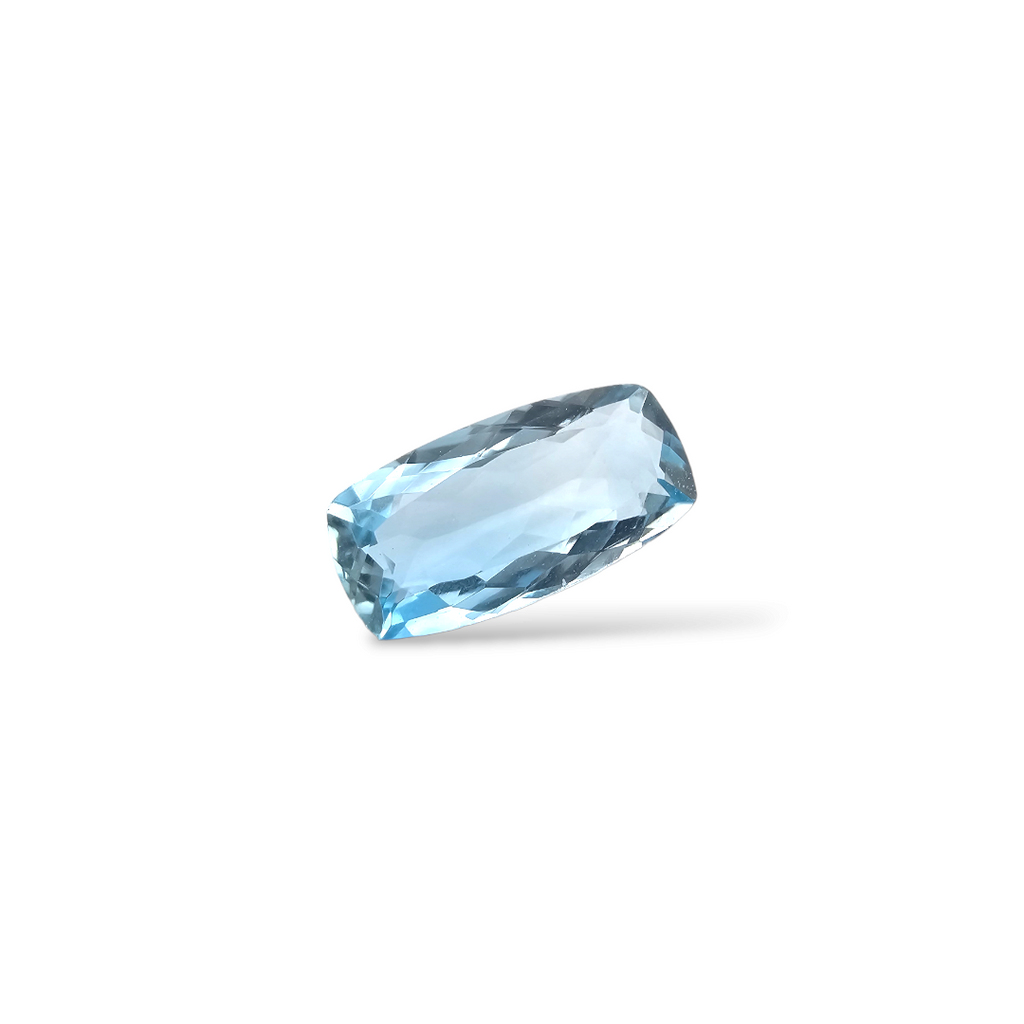 shop Natural Aquamarine Stone 1.10 Carats Cushion Shape 10 x 5 mm
