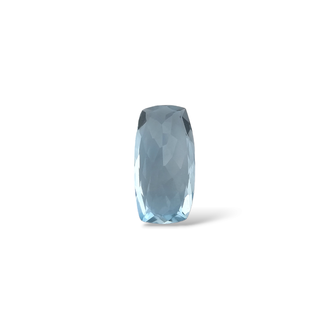 online Natural Aquamarine Stone 1.10 Carats Cushion Shape 10 x 5 mm